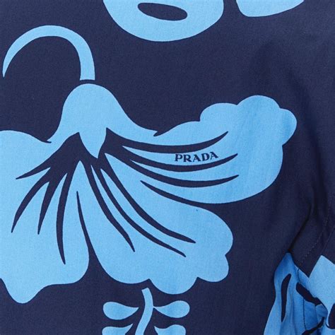 prada denim shirt dressprada hawaiian shirt
